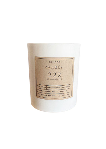 222 Candle with Healing Crystals - Secret Obsession (7oz Jar)