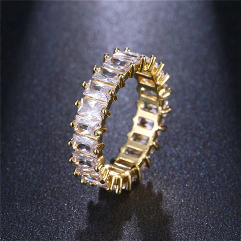 sanceo Eternity Band - Round & Emerald Cuts