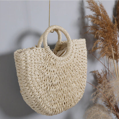 sanceo Boho Straw Tote