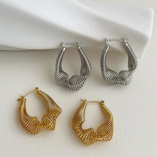 sanceo Geometric Wire Hoops