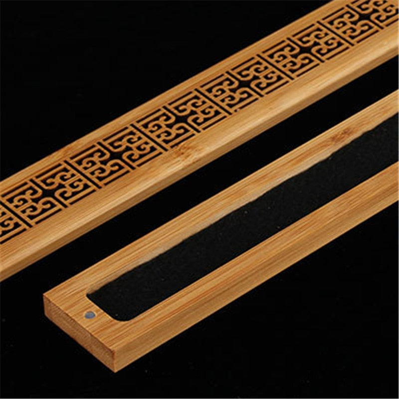 sanceo Handmade Bamboo Incense Box Burner