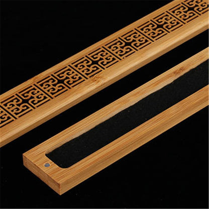 sanceo Handmade Bamboo Incense Box Burner