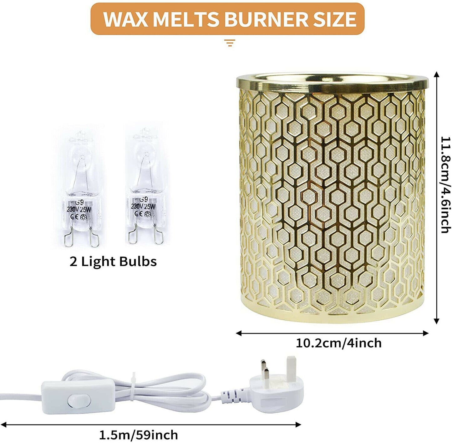 sanceo Metallic Electric Wax Warmer