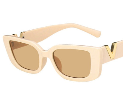 sanceo V is for Vacation Rectangle Sunglasses