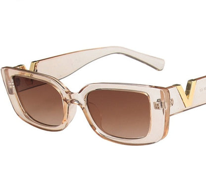 sanceo V is for Vacation Rectangle Sunglasses