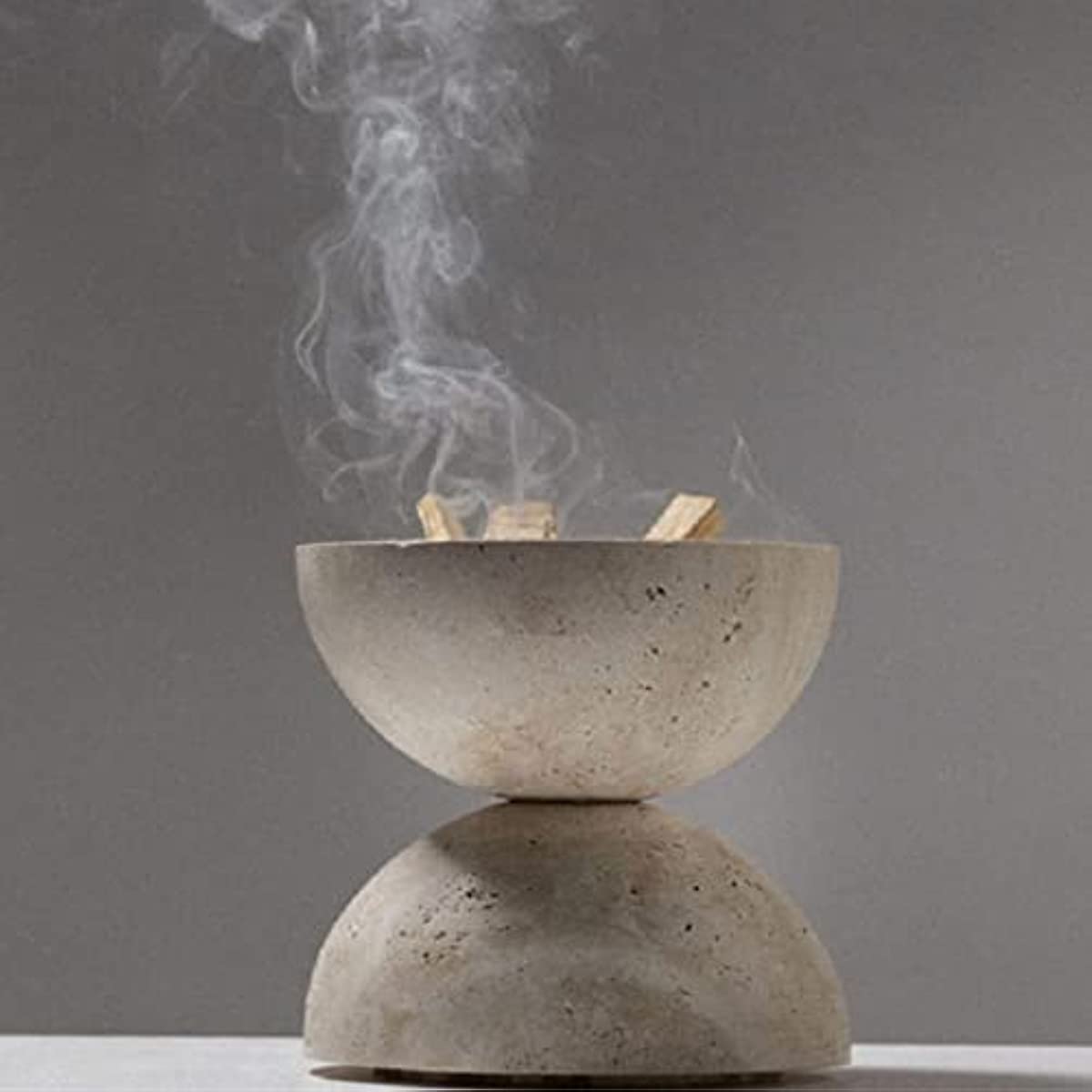 sanceo Natural Handmade Marble Incense Holder