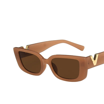 sanceo V is for Vacation Rectangle Sunglasses