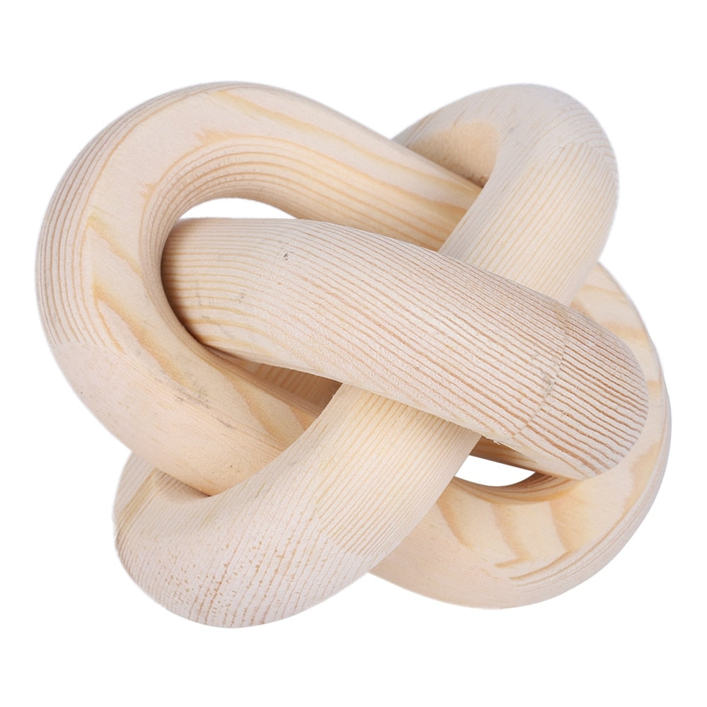 sanceo Wooden Chain Link Decorative Ball