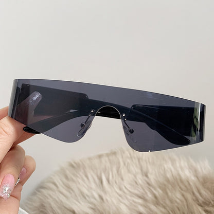 sanceo Futuristic Shield Sunglasses