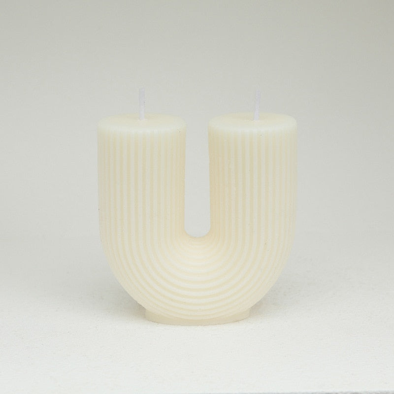 sanceo U-Shape Decorative Candle