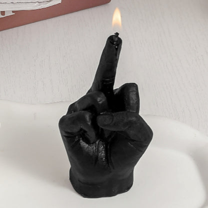 Sanceo Flip the Bird Modern Decorative Candle