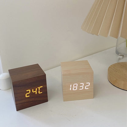 sanceo Wood Digital Clock