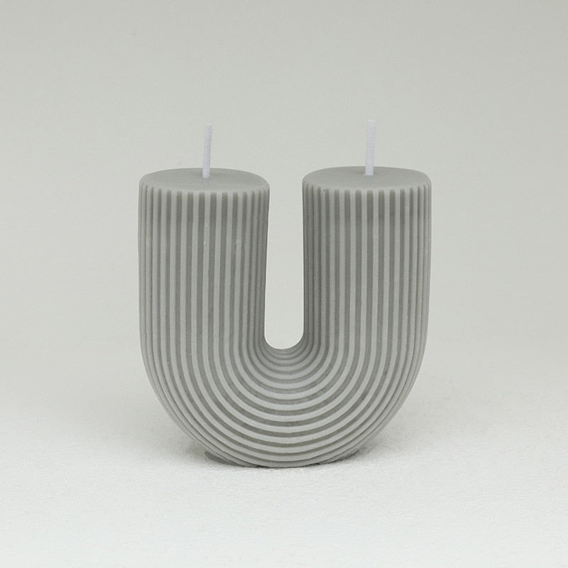 sanceo U-Shape Decorative Candle