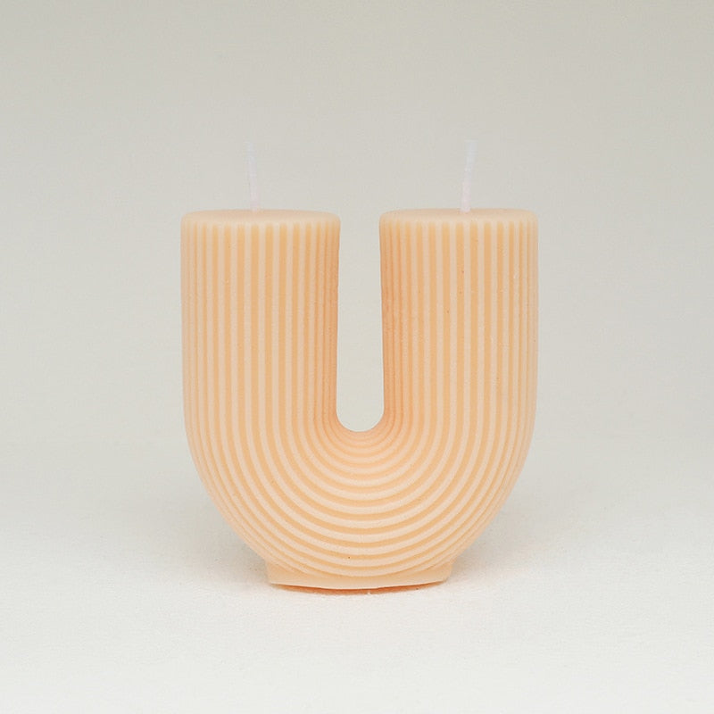 sanceo U-Shape Decorative Candle