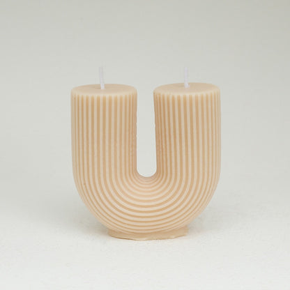 sanceo U-Shape Decorative Candle